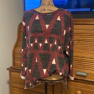 La Miel Geometric Sweater